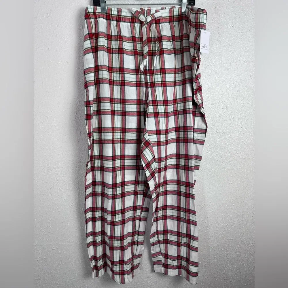 ⭐️Auden Tartan Plaid Pants in‎ Red and Green Size 4X